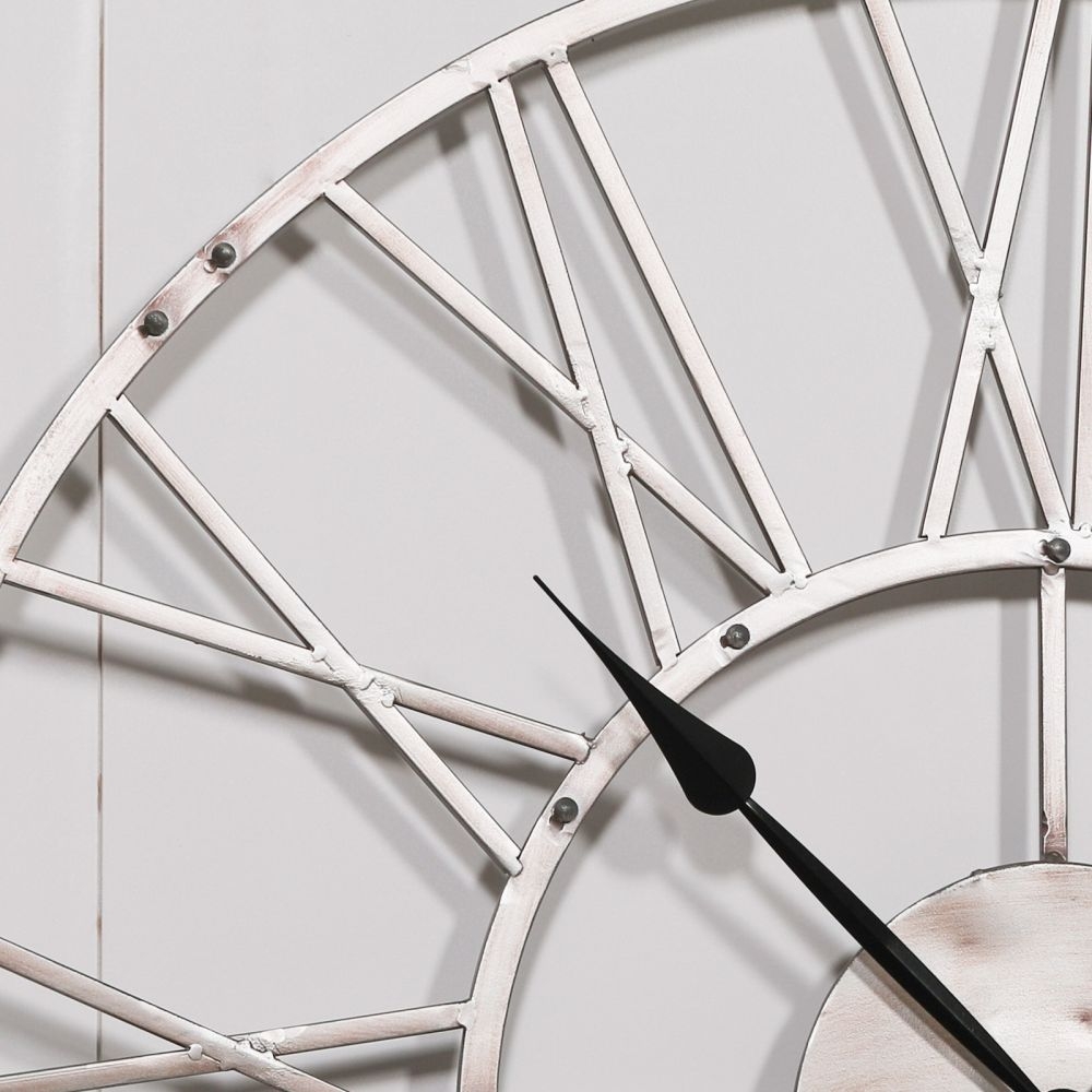 Product photograph of Vintage Wall Clock - 92cm X 92cm from Choice Furniture Superstore.